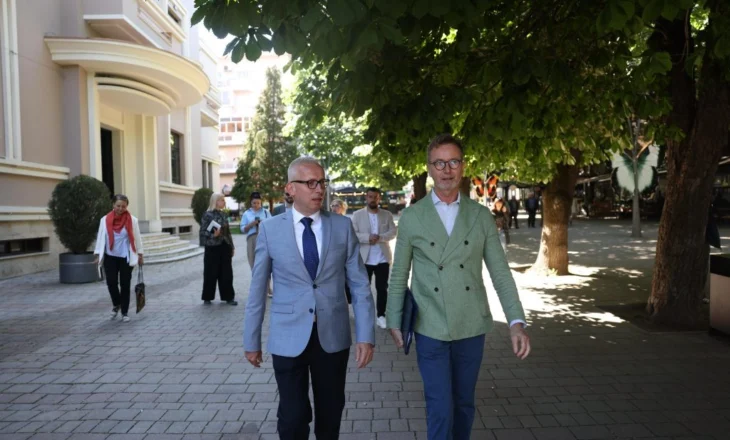 Ambasadori Gonzato takim me kryebashkiakun Filo: Mbështetje Korçës me projekte të reja të financuara nga BE