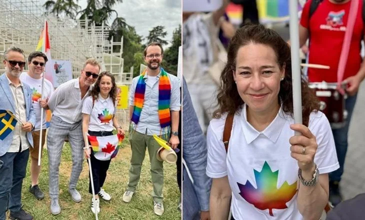 Ambasadorja e Kanadasë pjesë e festimeve të ‘Tirana Pride 2025’: Ndërtojmë një të ardhme më të mirë
