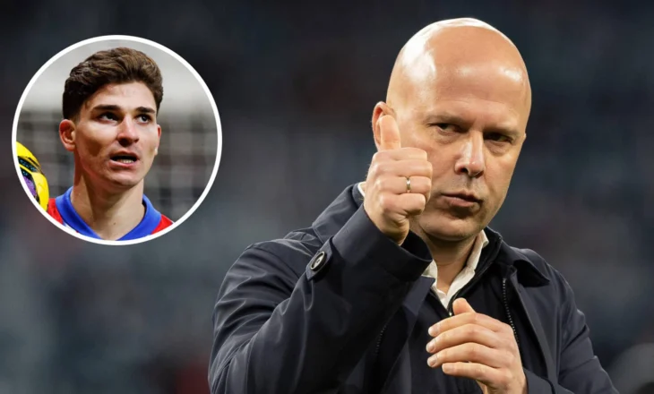 Arne Slot i “fiksuar” pas Julian Alvarez, plani i Liverpool për të rikthyer argjentinasin në Premier League
