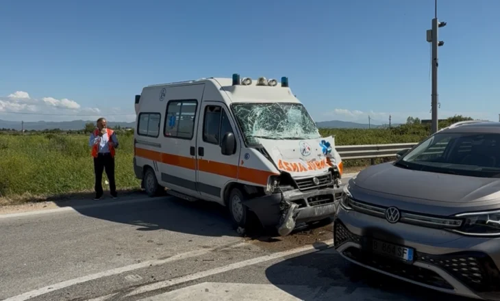 Arrestohet shoferi i ambulancës që shkaktoi aksidentin në aksin Fier–Lushnje me katër të plagosur