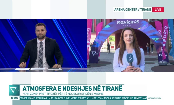 Atmosfera e ndeshjes në Tiranë, “Fan Zone” pret tifozët për të ndjekur sfidën e madhe