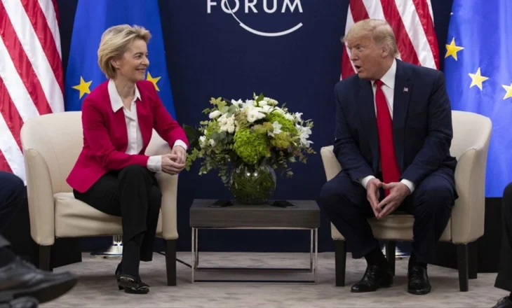 “Bisedë e mirë”, Von der Leyen reagon pas telefonatës me Trump: Na duhet kohë deri më 9 qershor për një marrëveshje të mirë tregtare