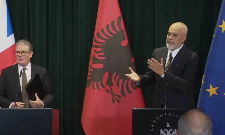“Britanikët ankohen se nuk kanë para, por janë të pasur”/ Rama batuta me kryeministrin britanik: Po luftojmë të keni mot shqiptar, nëse bie shi e keni fajin ju