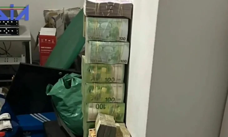 Detaje nga megaoperacioni “Ura”, sekuestrohen stiva me euro, kokainës i vihej logo