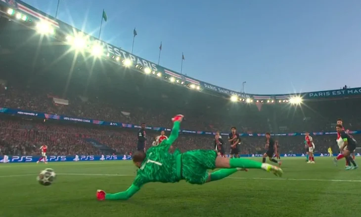 Donnarumma tregon që është numri 1 në botë, italiani shpëton PSG-në në 2 raste të pastra (video)