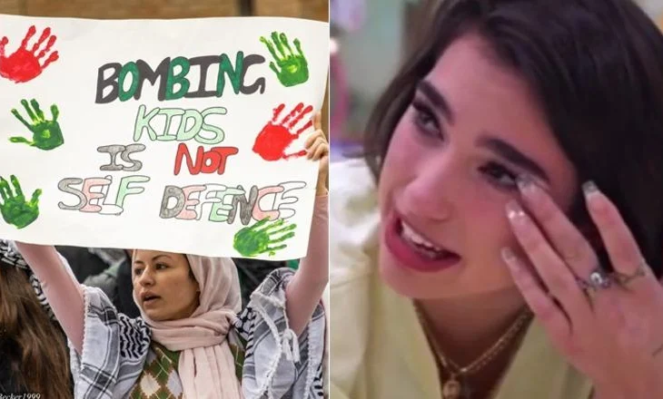 Dua Lipa kundër ndihmës që Britania i jep Izraelit