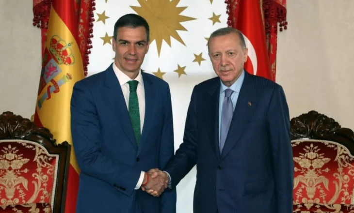 Erdogan takohet me Sanchez në Stamboll: Qëndrimi i Turqisë dhe Spanjës ndaj Gazës, i pandryshuar!