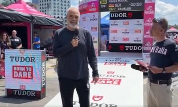 Etapa e dytë e “Giro d’Italia” në Tiranë, kryeministri Rama: Krenar për Shqipërinë