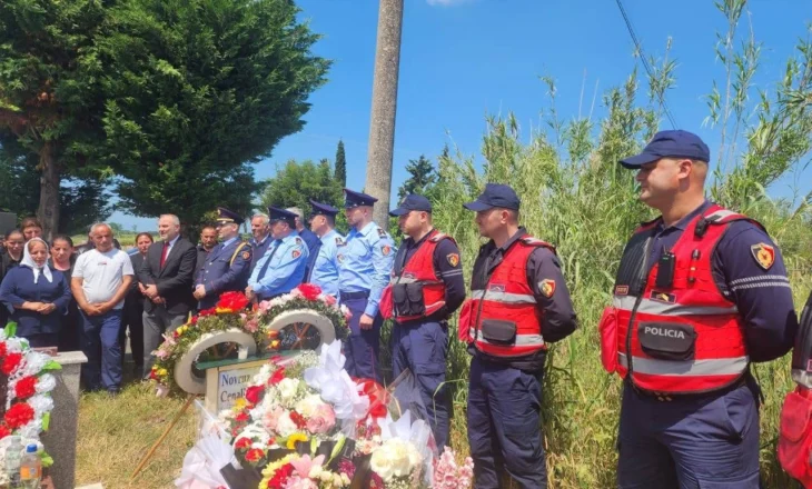 Fier – Ceremoni përkujtimore për Dëshmorin e Policisë Novruz Cenalia