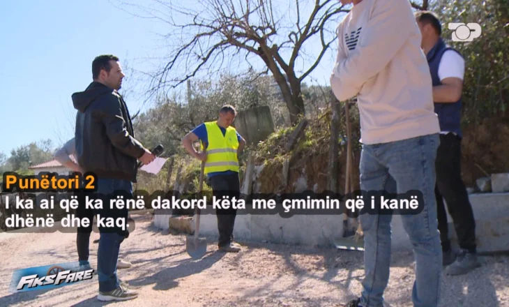 Fiks Fare/ Bashkia e Elbasanit bën rrugë në një fshat, firma që fitoi tenderin u merr para banorëve për kanalet e ujërave të zeza!