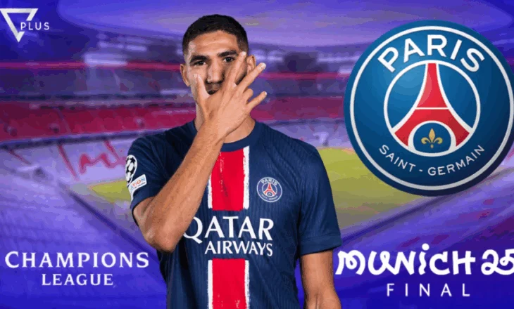 FINALJA E CHAMPIONS LEAGUE/ Zhbllokohet sfida, Hakimi kalon PSG në avantazh