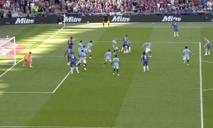 Finalja e Fa Cup: Crystal Palace shënon golin e dytë ndaj City-t, por VAR dhe arbitri mbajnë në lojë ekipin e Guardiolës