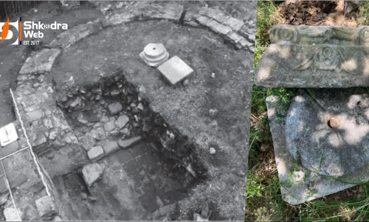 FOTO – Bazilika Paleokristiane e shekullit V në Mërqi të Lezhës, historianë dhe arkeologë po tregojnë interes..