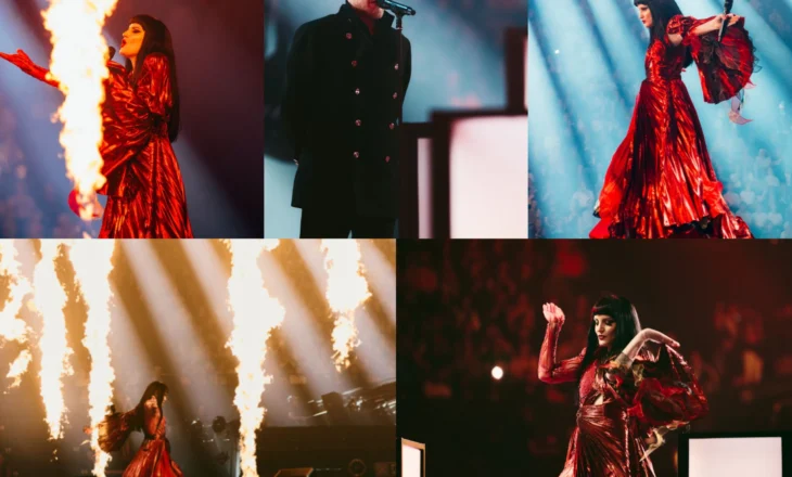FOTO/ Shndrin Shqipëria në Eurovision, publiku shpërthen në entuziazëm dhe duartrokitje të zjarrta për Shkodra Elektronike