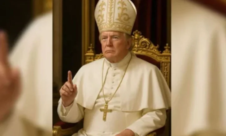 Fotoja e Trump si Papë zemëron komunitetin katolik