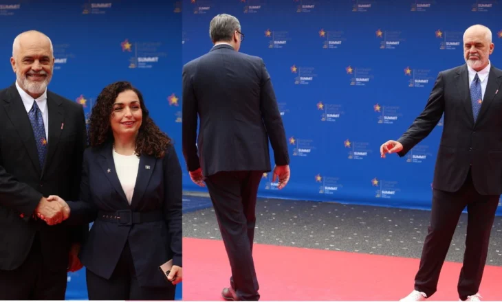 FOTOT/ Shi, buzëqeshje dhe përqafime! Momentet pikante gjatë pritjes së liderëve nga Rama në Tiranë