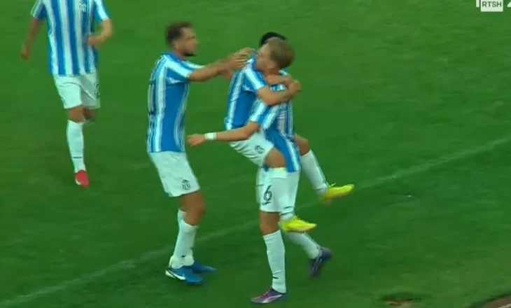 Gol në frymën e fundit, Tirana fiton ndaj Pogradecit dhe qëndron në Superiore (video)