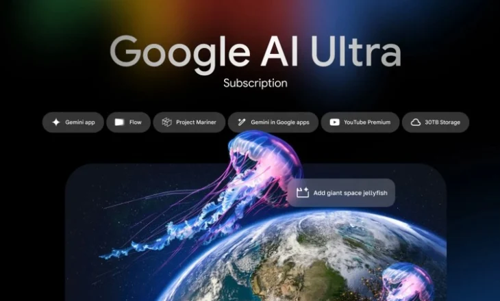 Google lançon një plan abonimi të mjeteve AI që kushton 250 dollarë