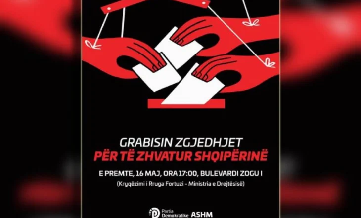 ‘Grabisin zgjedhjet, për të zhvatur Shqipërinë’/ Të premten në orën 17:00 protestë tek Bulevardi ‘Zogu i I’