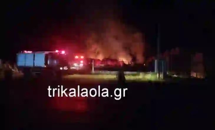 Greqi/ Zjarr në fabrikën e përpunimit në Trikala, shkaktohen dëme materiale