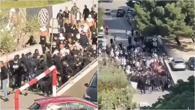 Hajduk-Dinamo Zagreb/ Përleshje mes ultrasve para sfidës, ka të plagosur dhe të ndaluar