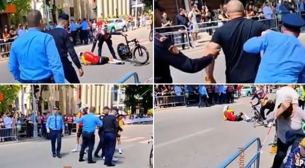 Kalimtari futet në rrugë pranë “Myslym Shyrrit”, çiklisti përplaset dhe rrëzohet