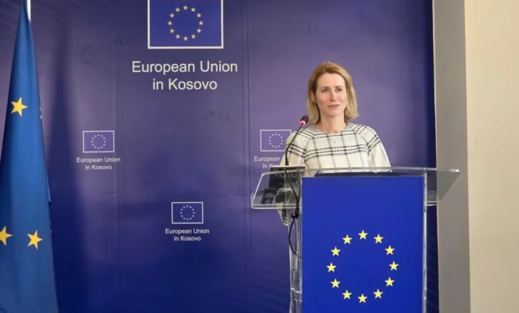Kallas bën thirrje për zhbllokim të ngërçit politik në Kosovë, thotë se ka nisur heqja e masave