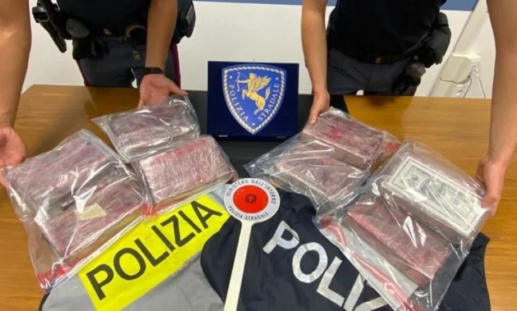 Kapet në Brescia shqiptari me 14 milionë euro kokainë