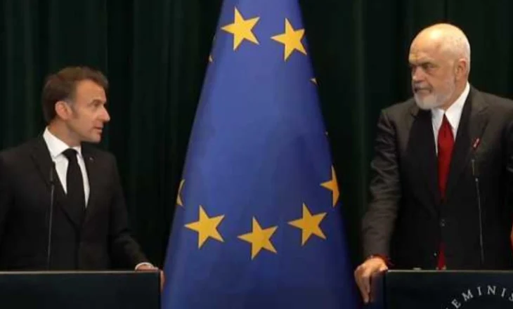 Konferenca e përbashkët, Macron uron Ramën për fitoren në zgjedhjet e 11 majit