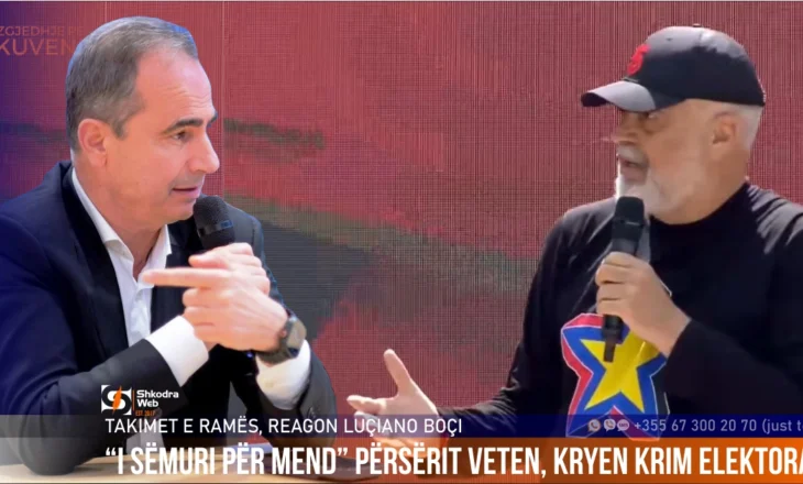 “Kreu përsëri krim elektoral”, takimet e Ramës në Shkodër, reagon Boçi: “I sëmuri për mend” përsërit veten