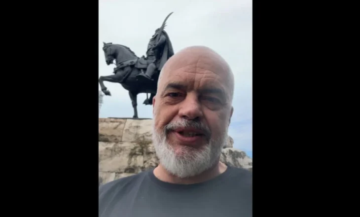 Kryeministri Rama del live nga sheshi “Skënderbej”: Këtu po bëhet shtëpia e Europës