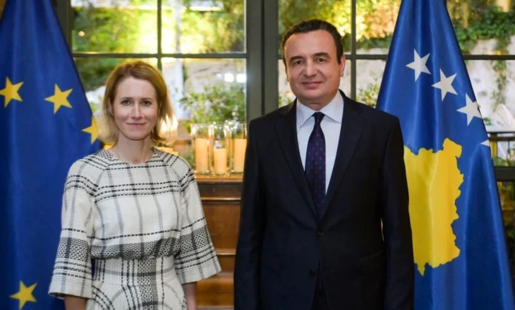 Kurti i thotë Kallasit se Kosovës duhet t’i jepet statusi i vendit kandidat për në BE