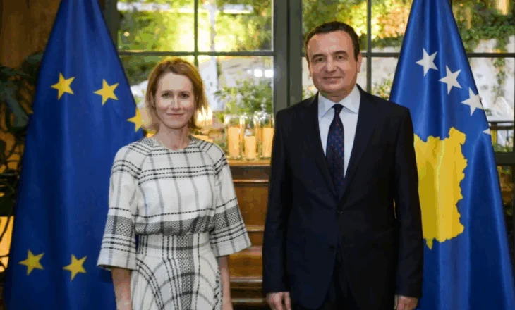 Kurti i thotë Kallasit se Kosovës duhet t’i jepet statusi i vendit kandidat për në BE