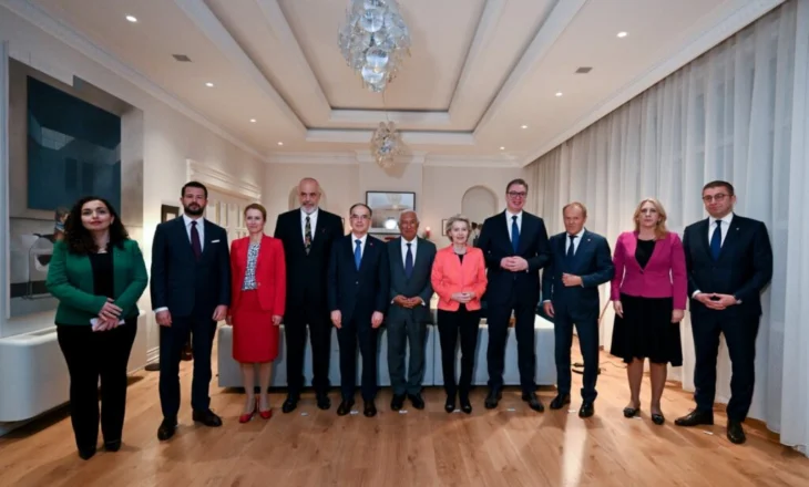 Liderët e Ballkanit Perëndimor dhe krerët e BE, darkë informale në Tiranë! Von der Leyen: Takimi, një simbol i fuqishëm