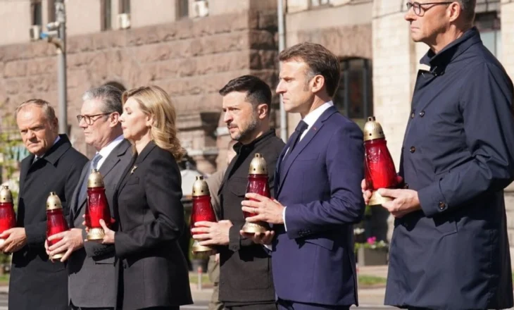 Liderët evropianë në Kiev, i bëjnë thirrje Rusisë ta pranojë armëpushimin 30-ditor