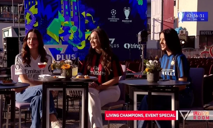 “Living Champions”, ish-fermerja e “Ferma VIP”, tifoze e zjarrtë e Inter, Danela: Sot do fitojmë! Halilaj: Jemi me sytë nga çuni ynë, Kristjan Asllani