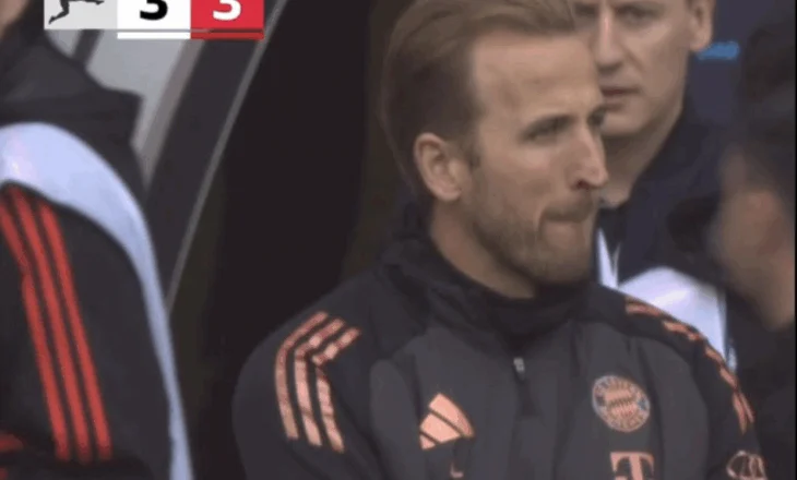 Mallkimi i madh i anglezit! Harry Kane zbriti nga tribuna në fushë për të festuar titullin e parë në karrierë, Lepzig i shënon në fund Bayern Munchen 