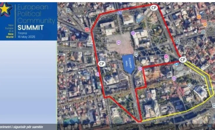 Më 15 dhe 16 maj Samiti i Komunitetit Politik Evropian, akset rrugore që do të bllokohen sot