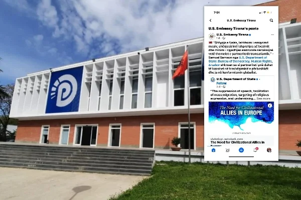 “Narkoshteti në shënjestër të SHBA-ve”, PD përshëndet mesazhin e zyrtarit të lartë të DASH