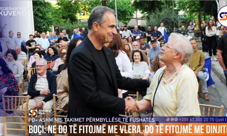 “Ne do të fitojmë me vlera, do të fitojmë me dinjitet”, Luçiano Boçi: Sepse Shkodra nuk meriton ndryshe