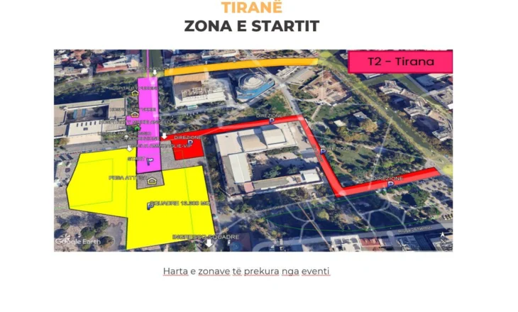 Nesër “Giro d’Italia 2025”, njihuni me akset që do të bllokohen në Tiranë, rrugët që duhet të shmangni