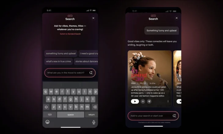 Netflix lançon eksperiencën e re të kërkimit fuqizuar nga inteligjenca artificiale