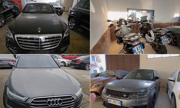 Nga viti 2018 deri në vitin 2024, 131 makina luksoze të sekuestruara: Nga Lamborghini te Rolls Royce, ja sa shkon vlera