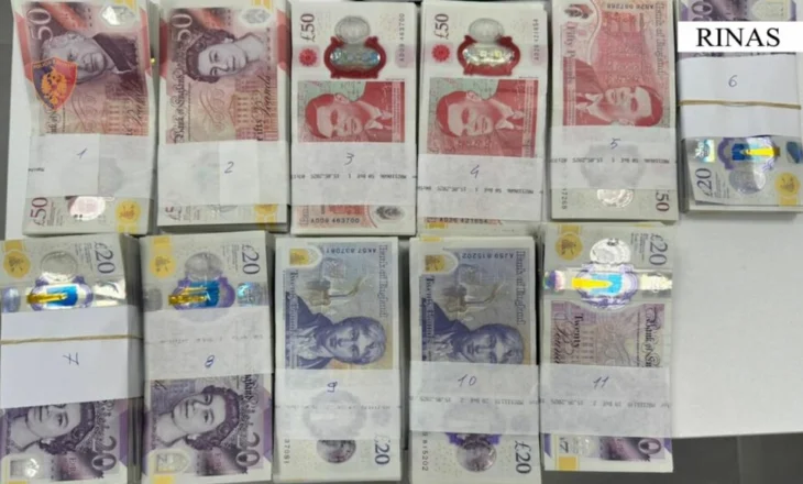 Nis hetimi për 36-vjeçarin, erdhi nga Londra në Rinas me dhjetëra mijëra paund të padeklaruara