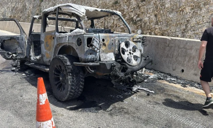 Një tjetër automjet shkrumbohet pranë tunelit të Skërficës, në rrugën Kardhiq-Delvinë