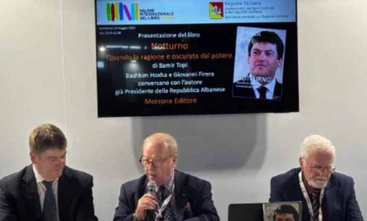 “Notturno” botohet në italisht, libri i ish-presidentit Bamir Topi prezantohet në Torino