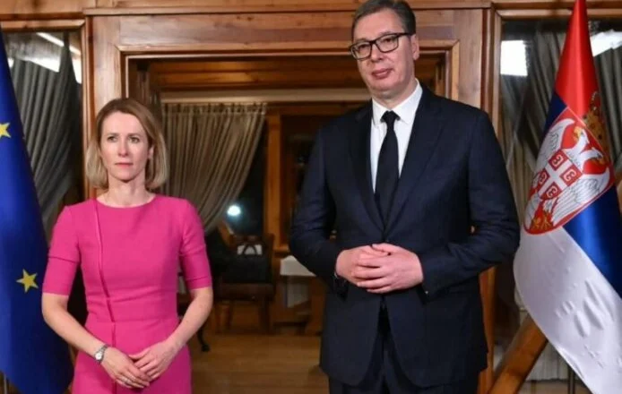 “Nuk kishe pse shkoje në Moskë”/ Kallas kritika presidentit serb Vuçiç: Nuk ka rrugë të shkurtër për ju