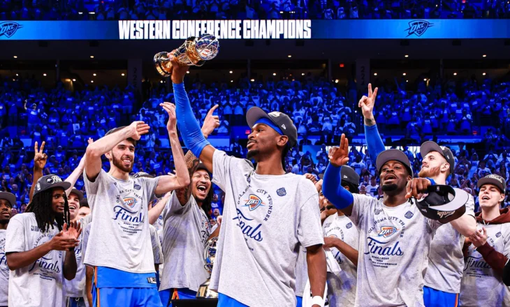 Oklahoma shpallet kampione në Konferencën e Perëndimit, rikthehet në finalet e NBA pas 13 vitesh