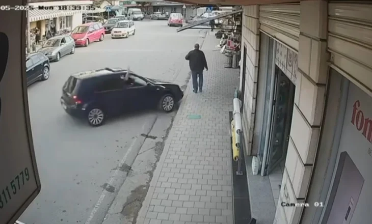 Pamje të rënda/ Momenti kur makina përplas efektivin e policisë në Peshkopi