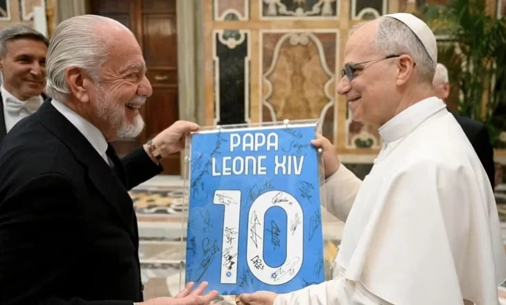 Papa Leoni XIV “bekon” kampionët e Napolit: Kur sporti bëhet biznes, rrezikon t’i humbasë vlerat